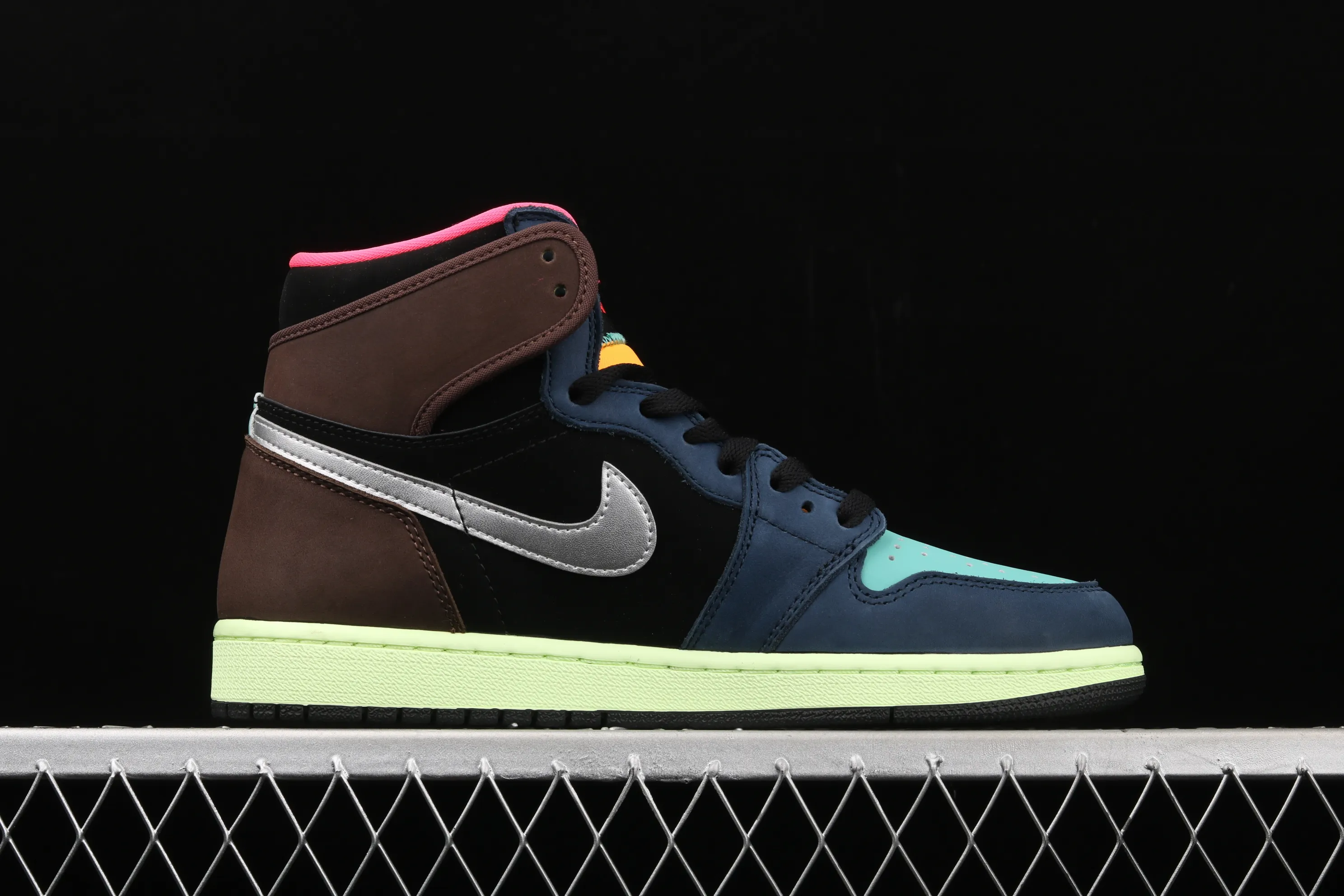 All categories Air Jordan Jordan series basketball shoes Air Jordan 1 High ST version Air Jordan 1 Retro High OG "Bio Hack" AJ1 Joe 1 "Colorful stitching biohacker" classic retro classic high-top versatile cultural basketball shoes 555088-201